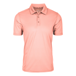 DRAKE Men's Performance Heather Peach Pearl Heather Polo (DS4020-PPL)
