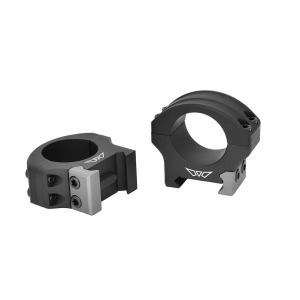 WARNE HyperLite 1in Black Medium Matte Scope Rings (8501M)