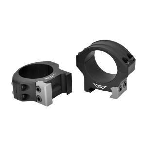 WARNE HyperLite 30mm Black High Matte Scope Rings (8515M)