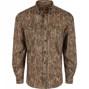 DRAKE Men's Ol' Tom Camo Wingshooter Trey LS Shirt (OT2606)
