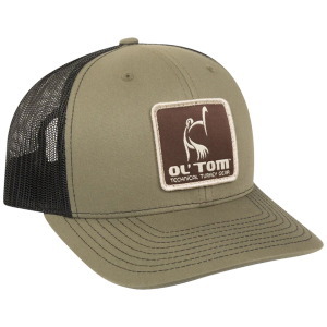 DRAKE Ol' Tom Mesh Back Patch Olive/Black OSFM Cap (OT3555-OBL) - Drake