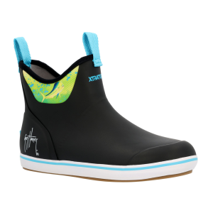 XTRATUF Men's ADB Guy Harvey 6in Black Mahi Ankle Deck Boots (XMABGH00)
