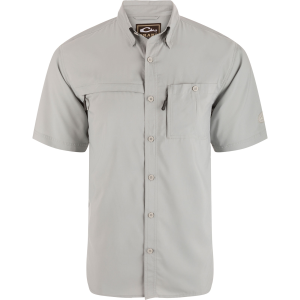 DRAKE Men's 8-Shot Flyweight Quarry Short Sleeve Shirt (AD9500-QRY) - Drake