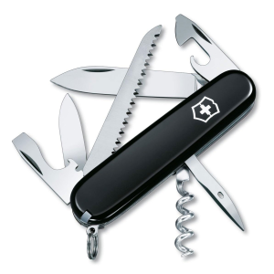 VICTORINOX Camper Black Pocket Knife (1.3613.3R-X1)