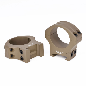 WARNE HyperLite 1in Medium Dark Earth Scope Rings (8501DE)