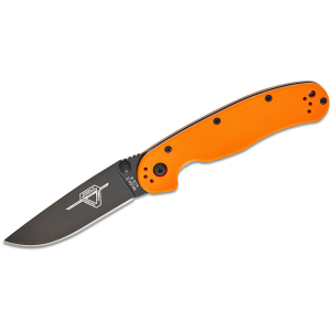 Ontario Knife Company ONTARIO KNIFE COMPANY RAT II 3in Linerlock Orange Folding Knife (ON8861OR) - $31.99 at GritrSports
