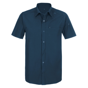 VERTX Men's Expedition Mainsail Blue Short Sleeve Shirt (F1-VTX1533-MSB)