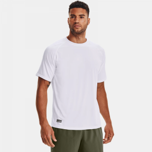 UNDER ARMOUR Tactical Tech White Short Sleeve T-Shirt (1005684-101)