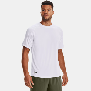 UNDER ARMOUR Tactical Tech White Short Sleeve T-Shirt (1005684-101)