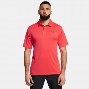 UNDER ARMOUR Men's Tech Racer Red / Pitch Gray Polo (1290140-713)