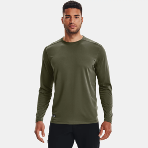 UNDER ARMOUR Men's Tactical Tech Marine OD Green Long Sleeve T-Shirt (1248196-390)