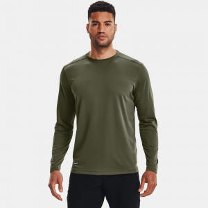 UNDER ARMOUR Men's Tactical Tech Marine OD Green Long Sleeve T-Shirt (1248196-390)