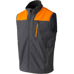 Beretta BERETTA Daybreak Charcoal & Blaze Orange Softshell Vest (GU405T2447096A) - $159.00 at GritrSports