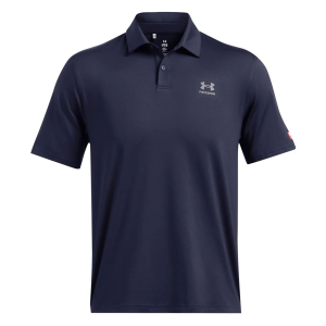 UNDER ARMOUR Men's Tee To Green Freedom Midnight Navy/Pitch Gray Polo (1385909-410) - Under Armour