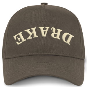 DRAKE Drake X Lost Hat Easy Mud Brown OSFM 5 Panel Cap (DW0245-MDB)
