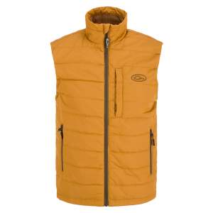DRAKE Men's MST Synthetic Down Pack Field Khaki Vest (DW1060-FDK)