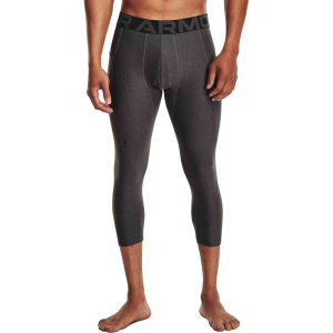 Under Armour UNDER ARMOUR Men's HeatGear Carbon Heather / Black 3/4 Leggings (1361588-090) - $19.18 at GritrSports