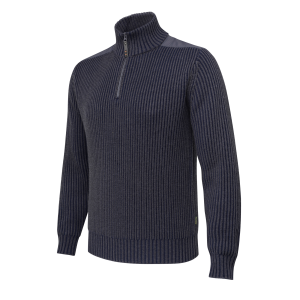 BERETTA Men's Dover Tech Ebony Half Zip Sweater (PU691T234609OR) - Beretta