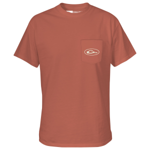 DRAKE Americana Yellow Lab Terra Cotta Short Sleeve T-Shirt (DT9870-TCT) - Drake