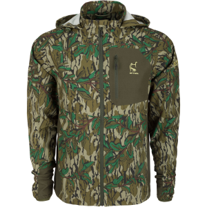 DRAKE Men's Ol' Tom Rain Brake Lightweight Mossy Oak Greenleaf Jacket (OT7530-012) - Drake