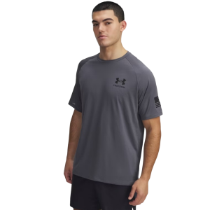 Under Armour UNDER ARMOUR Men's Tech Freedom Castlerock Short Sleeve T-Shirt (1369468-025) - $18.18 at GritrSports