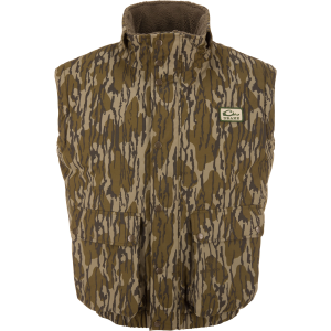 Drake DRAKE Throwback 80 Mossy Oak Original Bottomland Sport Vest (DW0015-024) - $129.99 at GritrSports