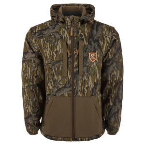DRAKE Men's Non-Typical Endurance Mossy Oak Original Treestand Full Zip Jacket with Hood (DNT3100-032)