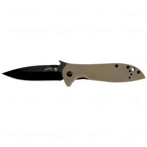 KERSHAW CQC-4K 3.25in Drop Point Fixed Blade Knife (6054LBLK)