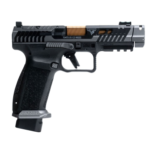 CANIK TTI Combat 9mm 4.6in 18rd Smoke Semi-Auto Pistol (HG7854S-N)