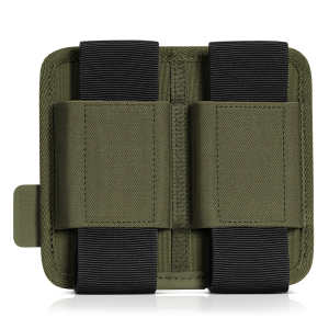 SAVIOR EQUIPMENT AR15/AK47 Double OD Green Mag Holder w/ Hook Backing (MP-TNS-RIFXDOU-OG)