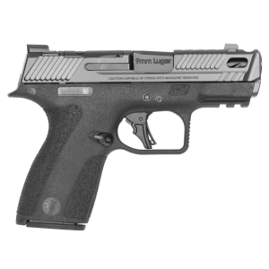 SMITH & WESSON Performance Center M&P 9 Shield X Carry Comp 9mm Luger 3.6in 13rd/15rd Mags Black Semi-Auto Pistol (14270)