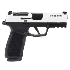 SIG SAUER P365 XMacro Freedom Turning Point USA 9mm 3.7in 2x 17rd Mags Black/White Semi-Auto Pistol (365XCA-9-TWXR3-TP)