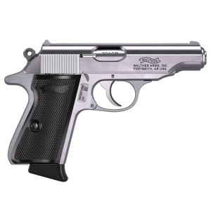 WALTHER PP .32 ACP 3.9in 8rd Stainless Semi-Automatic Pistol (4796029)