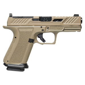 SHADOW SYSTEMS MR920 Elite CA Compliant 9mm Luger 4in 10rd Black Nitride/FDE Striker-Fire Pistol w/ Optic Cut Slide & Picatinny Rail (SS-1052-CA)