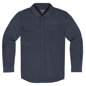 Viktos VIKTOS Men's Patrolux Agency Dark Navy Long Sleeve Shirt (19210) - $13.99 at GritrSports
