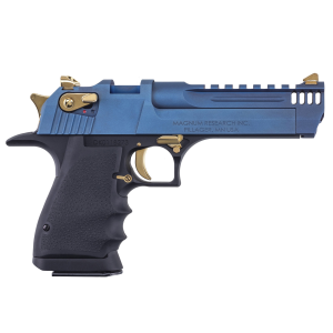 MAGNUM RESEARCH Desert Eagle L5 .50AE 5in 7rd Carbo Blue PVD/Black Single-Action Pistol (DE50L5CBG)