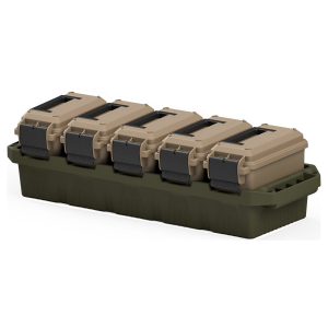 MTM 5-Can Dark Earth/Army Green Mini Ammo Crate (AC5C)