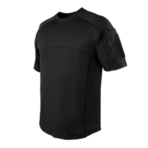 CONDOR OUTDOOR Men's Trident Black Short Sleeve Battle Top (101117-002)