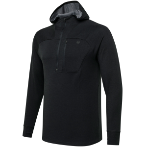 BERETTA Men's Apollo Black Merino Hoodie (P3801T25370999)