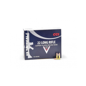 CCI Tactical 22 LR 40 Grain Copper Round Nose Ammo, 300 Round Box (956)