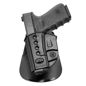 FOBUS Right Hand Belt Holster Fits Glock 17,19,22,23,31,32,34,35,Walther PK 380 (GL2E2LHBH)