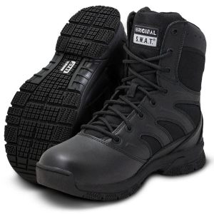 Original Swat ORIGINAL SWAT Men's Force 8in Side-Zip Black Boots (155201) - $33.99 at GritrSports
