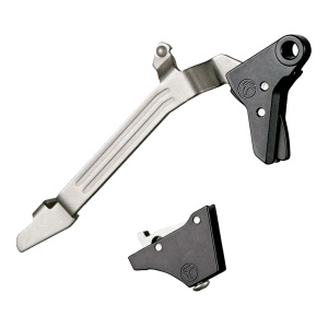 TIMNEY TRIGGERS Alpha Competition 3lb Black Trigger For Glock Gen 3-4 Medium Frame (ALPHA-GLOCK-3-4-BLACKOUT)