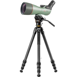 KOWA TSN-88A ZM Set Spotting Scope with Vanguard VEO 5 264CV14 Carbon Fiber Tripod (88AZM+VEO5 KIT)