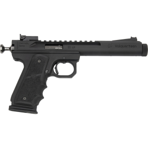 Volquartsen VOLQUARTSEN Scorpion .22 LR 6in 10rd Black Semi-Automatic Pistol with Fiber Optic Front/Target Rear Sights (VC45SN-L) - $1400.00 at GritrSports
