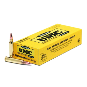 Remington REMINGTON UMC 223 Rem. 55 Grain FMJ Ammo, 20 Round Box (L223R3) - $14.25 at GritrSports