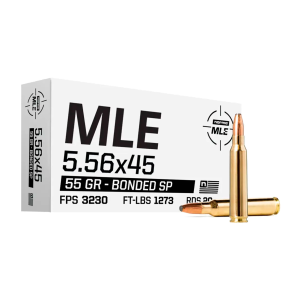 Norma Usa NORMA USA MLE 5.56x45 55Gr Bonded SP 20rd Rifle Ammo (601705094) - $25.99 at GritrSports