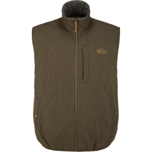 DRAKE Delta Forest Night Olive Quilted Vest (DS0124-FNO)