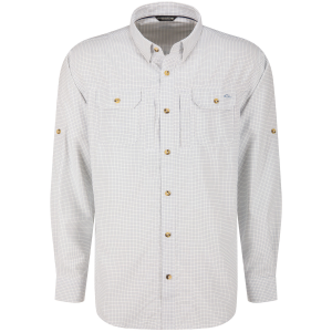 Drake DRAKE Men's Wingshooter Trey Navy Grid Check Shirt (DS0219-NVC) - $69.99 at GritrSports