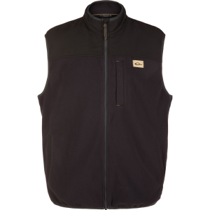 DRAKE Men's Camp Black Fleece Vest (DS0126-BLK)